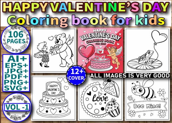106 Happy Valentine’s Day Coloring Pages