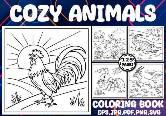 125 Cozy Animal Coloring Pages for Kids