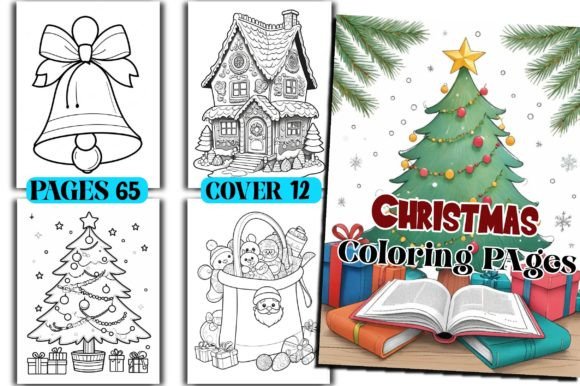Bold Easy Christmas Coloring Pages-KDP