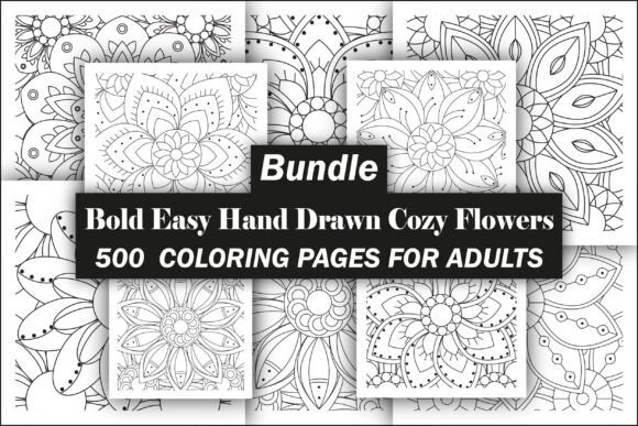 Bold Easy Hand Drawn Cozy Flowers
