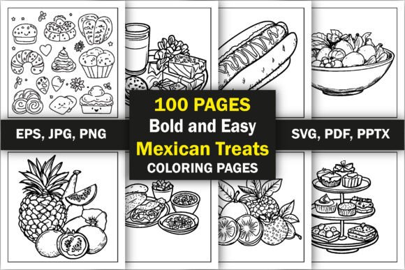 Bold Easy Mexican Treats Coloring Page: A Smart, Scalable Asset for Your KDP Business